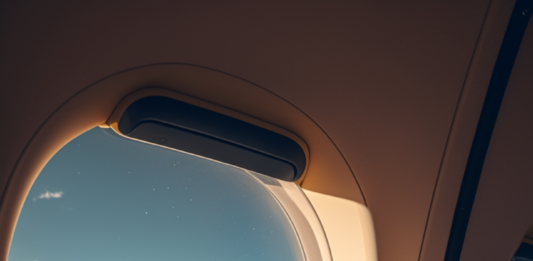 Luxury flight on a private jet