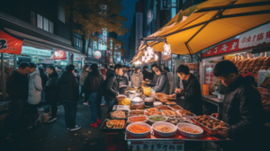 Tokyo food market