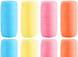 Abnaok 8 Pack Travel Bottle Covers for Toiletries with 5 Pack Toothbrush Covers Caps for Travel, Silicone Leak Proof Sleeve Travel Covers,Travel Size Toiletry Containers Accessories Gadget for Women