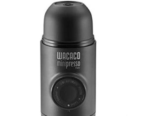 WACACO Minipresso NS, Portable Espresso Machine, Compatible with Nespresso Original Capsules and Compatibles, Handheld Coffee Maker, Travel Gadgets, Manually Operated, Perfect for Camping