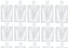SEQUHITKU 17 Pack Travel Pouches for Toiletries,TSA Approved,Travel Size Portable Containers,Stand Up Pouch,Refillable Travel Accessories for Shampoo Conditioner Lotion Soap Liquids (B-17pcs)