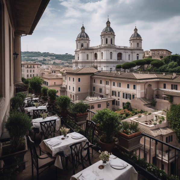 Hotel Hassler views