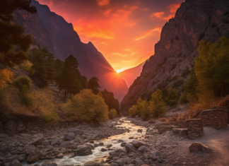 Discover the Best Greek Islands to Visit in 2023 for an Unforgettable Vacation Crete sunset at Samaria Gorge,