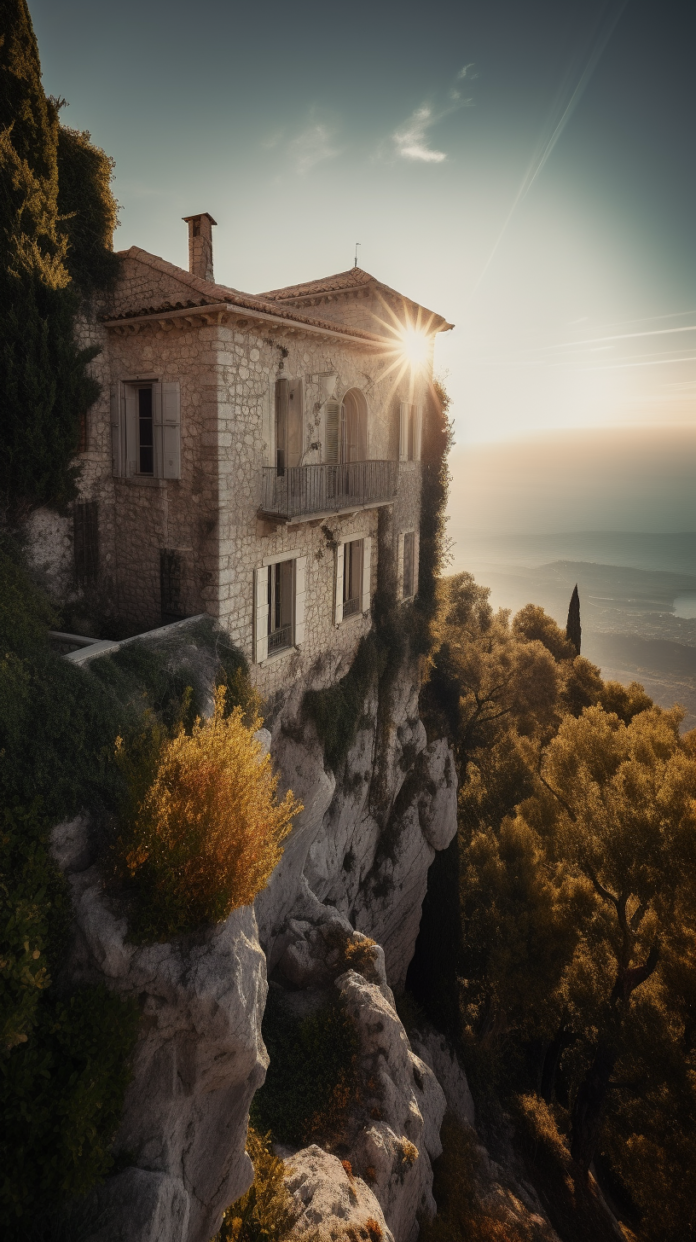 Château de la Chèvre d'Or, Èze, a fairytale castle perched high on a hilltop