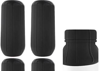 FLLUK Elastic Sleeve for Leak Proofing Silicone Travel Bottle for Travel Container,Travel Necessities Fit Most Size Bottle,Travel Gadget Reusable Accessory for women (4PCS Black Elastic Sleeve)