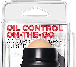 Face Roller by Revlon, Oily Skin Control for Face Makeup, Oil Absorbing, Volcanic Reusable Facial Skincare Tool for At-Home or On-the-Go Mini Massage