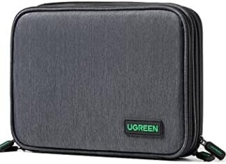 UGREEN Electronic Organizer Travel Cable Organizer Storage Bag for Data Cables, USB C Charger, SD Card, Hard Drive, Charging Cord, Mouse, Power Bank, Phone, Power Adapter Plug Electronics Accessories