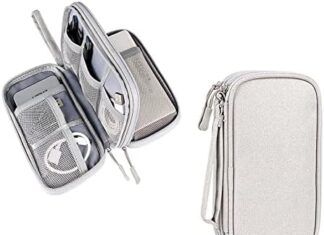 YunZCHENSH Electronics Accessories Organizer Bag Universal Carry Travel Gadget Bag Travel Cable Bag Organiser for Cable, Charger, Power Bank