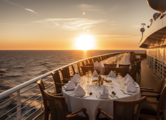 9-Day Cruises: Exploring the World in Luxury and Comfort Sunset on a 9 day cruise adventure