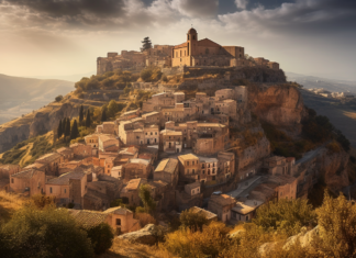 Mussomeli: Exploring the Charming Town in Sicily view of Mussomeli