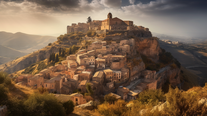 view of Mussomeli
