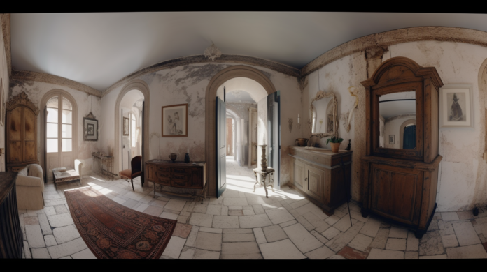 An immersive virtual tour of a renovated 