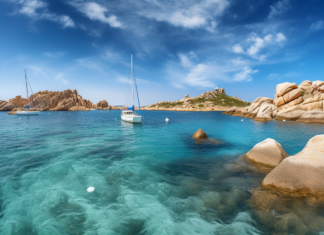 What are the best places to visit in Sardinia? La Maddalena Archipelago on a calm and sunny day,