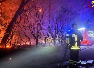 Palermo airport closed, two killed in north as fires and storms batter Italy