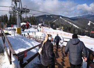 The mega-ski resort hoping to attract 65,000 tourists — in the heart of wartorn Ukraine