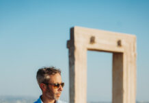 Naxos for Solo Travellers Over 40: The Greek Island That Rewards Going Alone Adam, The Luxury Storyteller, at the Temple of Apollo Portara, Naxos, Greece