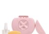 Alleyoop Portable Travel Razors For Women – Perfect For Touch Ups On-The-Go – Includes Refillable Blades, Moisturizing Bar & Water Spray Bottle – Safe For All/Sensitive Skin Types (Dusty Pink)