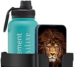 Suranew Car Cup Holder Expander Adapter (Adjustable) with Phone Holder Holds Most Car Cup Holder and Phones, Compatible with Large 32/40 oz Bottles, Big Drinks, Mugs