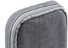 Electronic Accessories Bag,Digital Gadget Organizer Case,Gray Nylon Travel Gear Storage Carrying Sleeve Pouch for Cable,USB,Earphones,Portable Hard Drives,Power Banks
