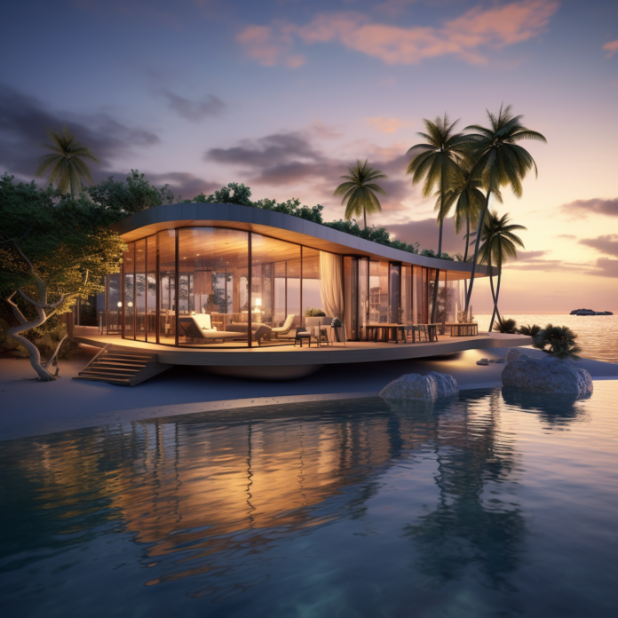 A stunning beachside mcirohotel