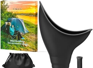 Female Urinal Travel Essentials Female Urination Device Camping Accessories, Portable Urinal Silicone Pee Funnel for Women, Reusable Outdoor Hiking Camping Toilet Gadgets Camper Gifts for Women Urinal