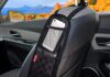 Luckybay Car Seat Side Organizer, Auto Seat Storage Hanging Bag, Phones, Drink, Stuff Holder with Mesh Pocket for Cars, SUV & Truck