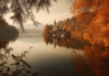 Fall in Love with Europe: Top 5 Autumn Destinations Lake Bled in the autumn, the lake reflecting a golden hue
