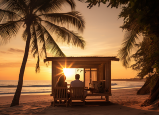 Exploring the Philippines: How Many Islands Make Up This Archipelago? Couple enjoying a romantic sunset in the Philippines