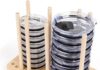 Adjustable Bamboo Tumbler Lid Organizer – Holds up to 20 Lids – YETI Lid Organizer for Cabinet – YETI Organizer for Kitchen Cabinets – Water Bottle Lid Organizer for Cabinet – Cup Lid Holder – Stacker