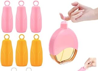 8 Pack Portable Elastic Sleeves for Leak Proofing Travel : Upgraded Carrying Silicone Covers with Ring for Travel Bottles – Reusable Necessities Accessories Gadgets for Travel Suitcase Luggage