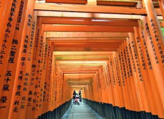 Secrets of Kyoto / Digital Tools Guide Visitors to Kyoto’s Top Sites, with Fushimi Inari’s Orange Gates a Crowd Favorite