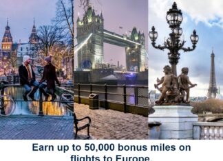 United offering 5x bonus miles to select European destinations