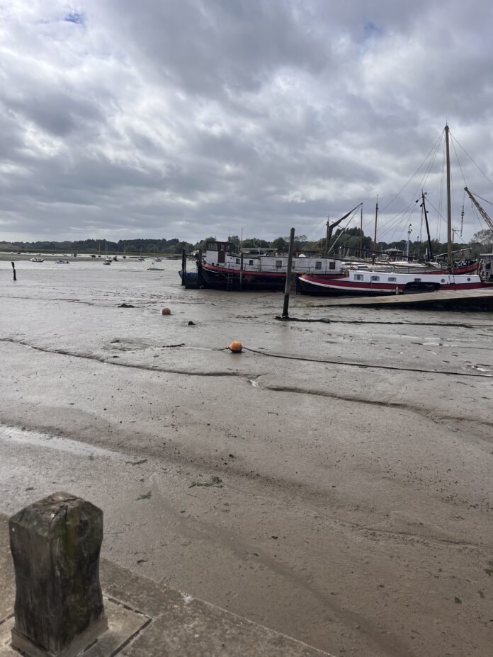 Tide's out on the River Deben, Woodbridge