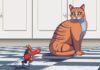 I’m immediately in love with this turn-based RPG where a pocket knife-wielding mouse fights cats
