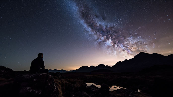 Stargazing on Isle of Skye, Scotland
