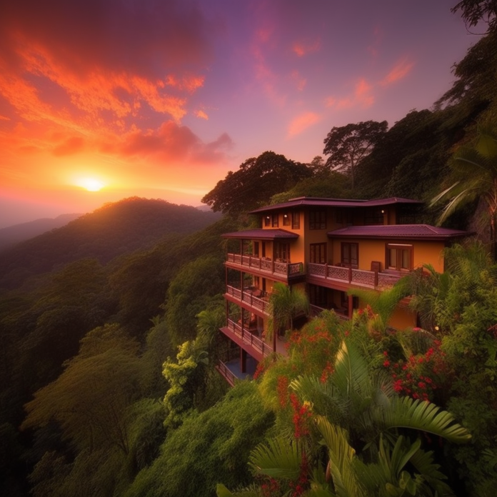 luxury eco-lodge in Costa Rica