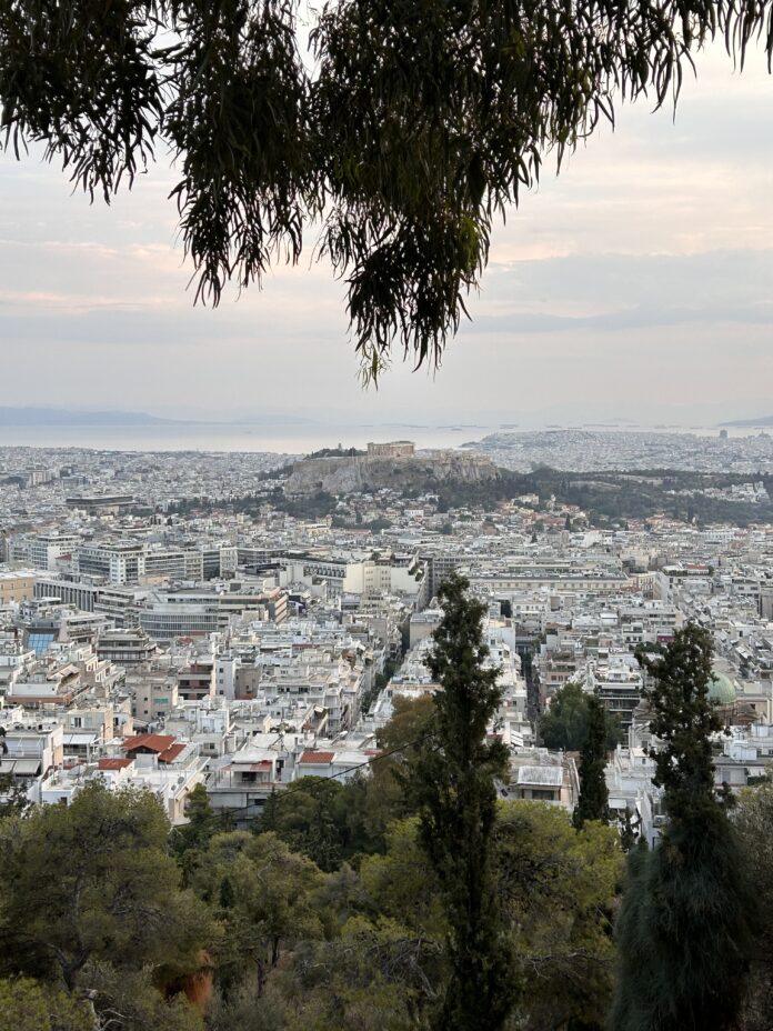 Overlooking Athens