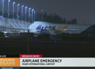 Cargo plane experiences engine malfunction in South Florida skies, safely lands at Miami International Airport