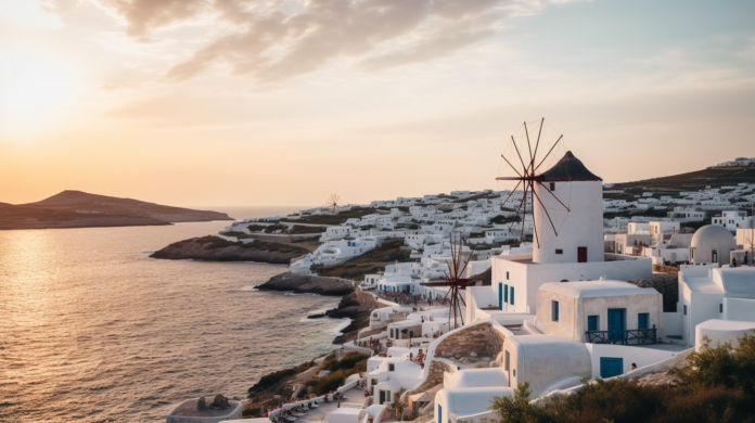 Solo traveler enjoying a breathtaking sunset at a top destination for singles over 40