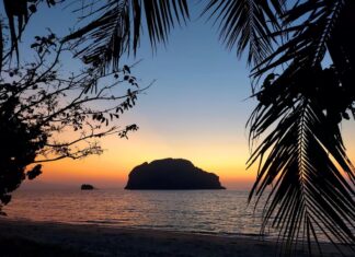 Breathing in paradise in Thailand