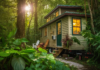 Why a Tiny Home on Wheels Could Be Your Best Investment A modern tiny home on wheels parked in a scenic outdoor location, symbolising freedom and smart investing