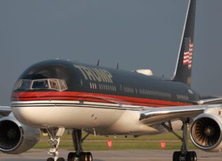 ‘Trump Force One’ clipped a parked plane at Florida airport