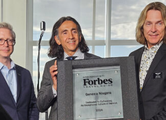 Genesis Niagara earns Forbes honour for customer hospitality