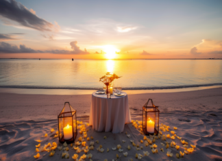 Best Maldives Guesthouse Offers for 2024: Affordable Luxury in Paradise Romantic dinner staying at a Maldives guesthouse