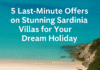Last-Minute Offers on Sardinia Villas