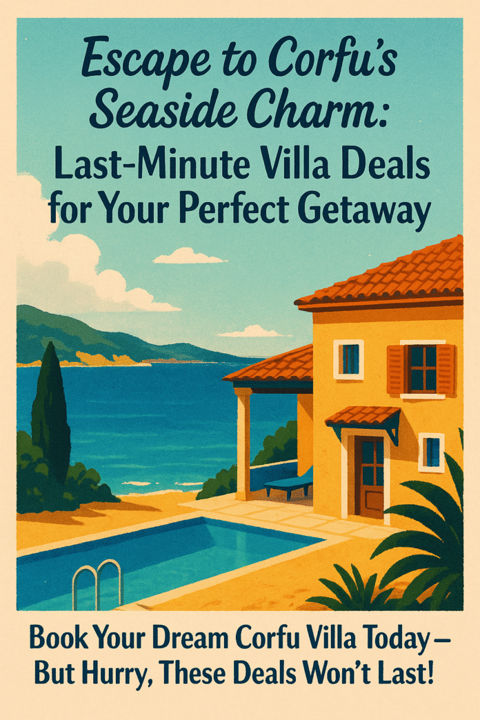 Last minute Corfu villas