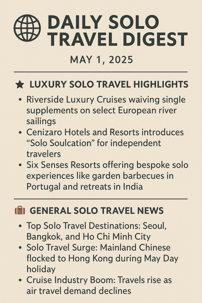 Luxury Solo Travel 2025