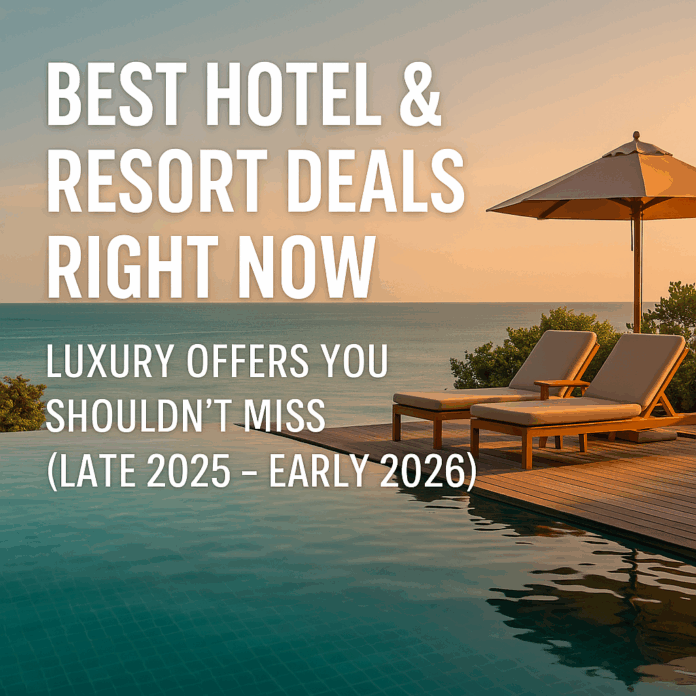 luxury hotel deals 2025