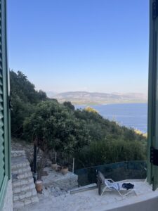 Villa Bliss Corfu luxury stone villa Vingla hills above Kalami Ba